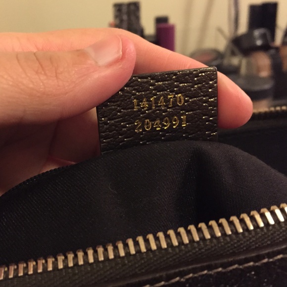 vintage gucci bag serial number